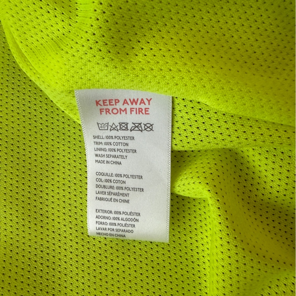 Urban Outfitters Women’s Tan Fleece Jacket with Neon Accents Size Small - Picture 8 of 9